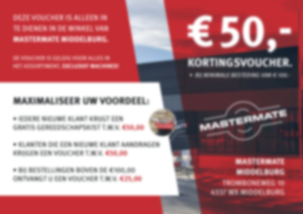 Kortingsvoucher Mastermate Middelburg
