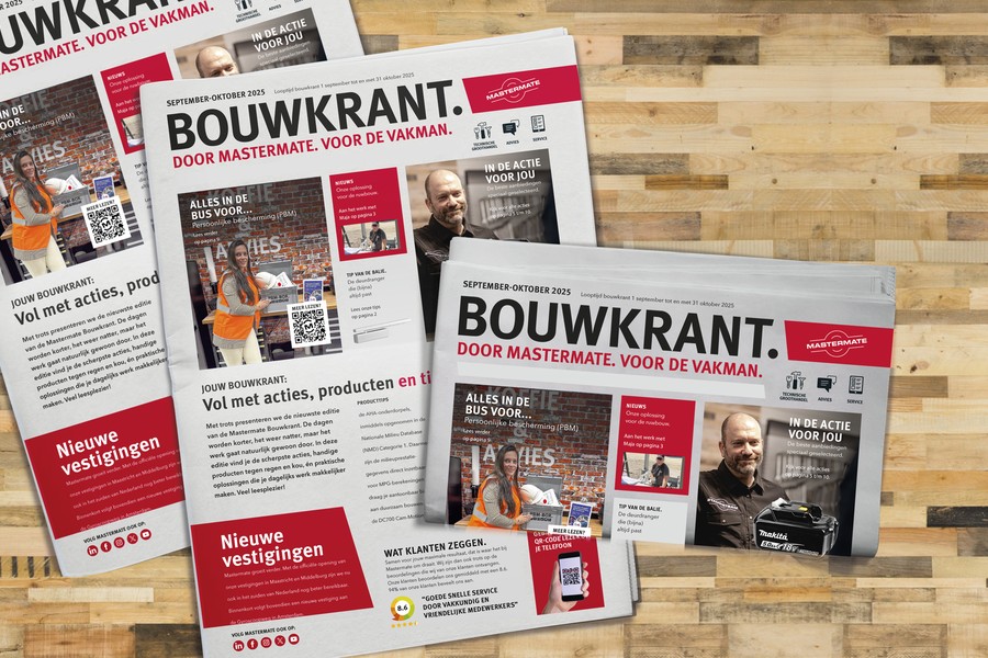Bouwkrant. Door Mastermate. Voor de vakman.