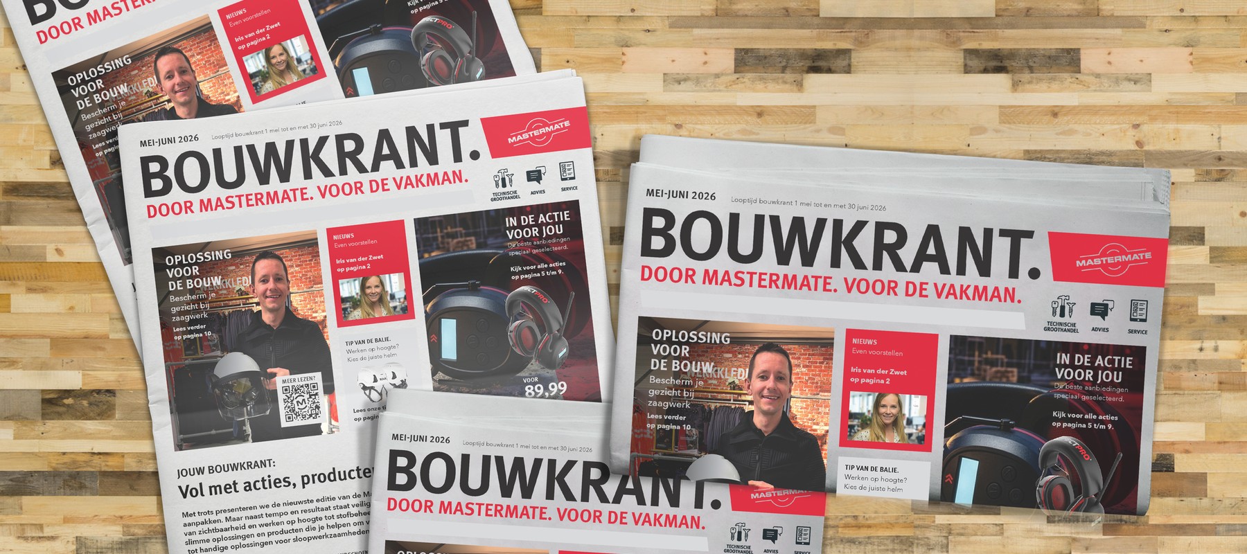 Bouwkrant. Door Mastermate. Voor de vakman.
