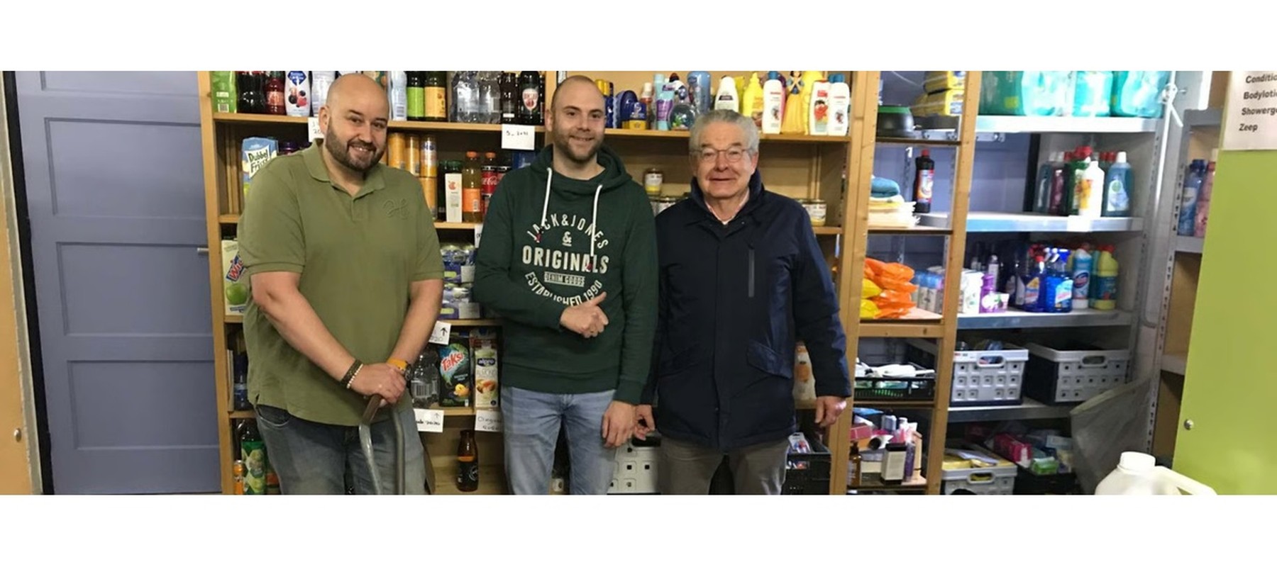 Mastermate helpt de voedselbank