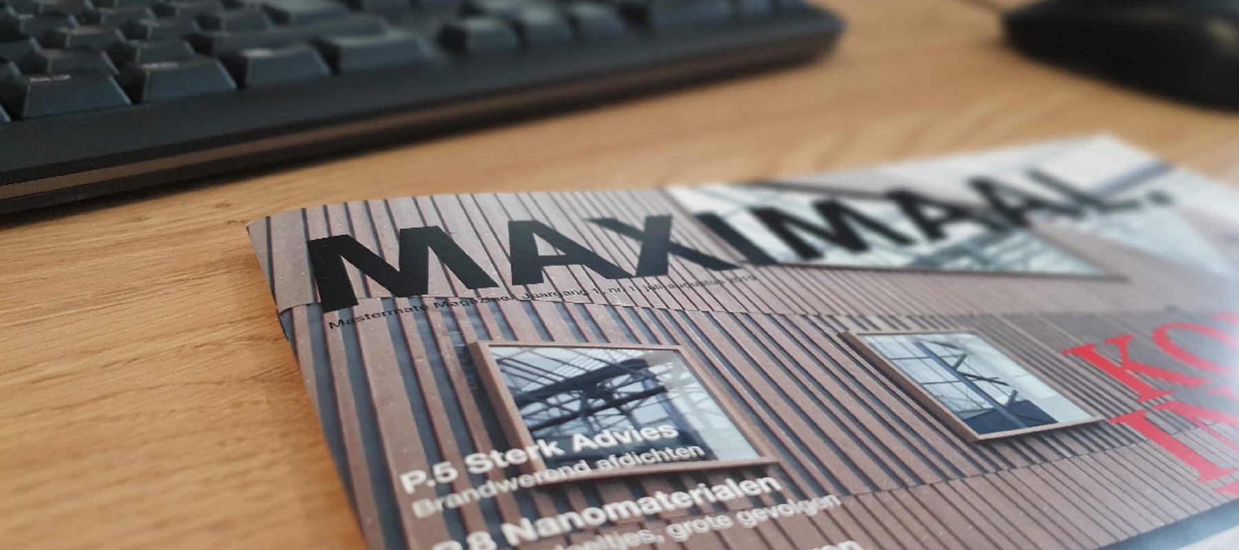 Nieuw: Maximaal. Mastermate magazine.