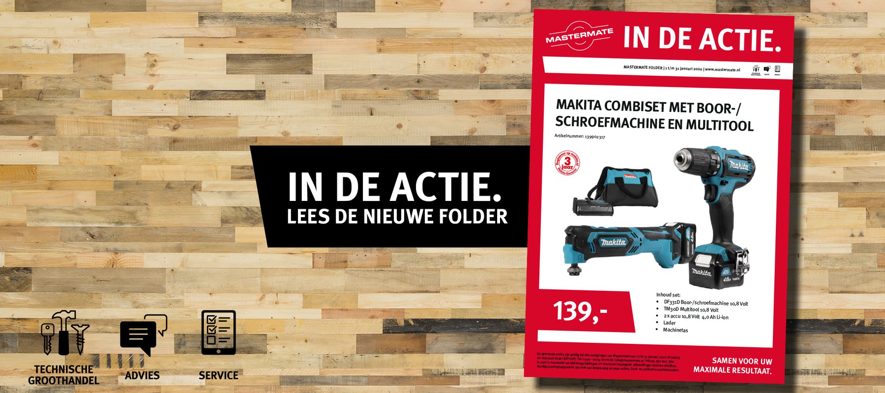 IN DE ACTIE. januari 2020