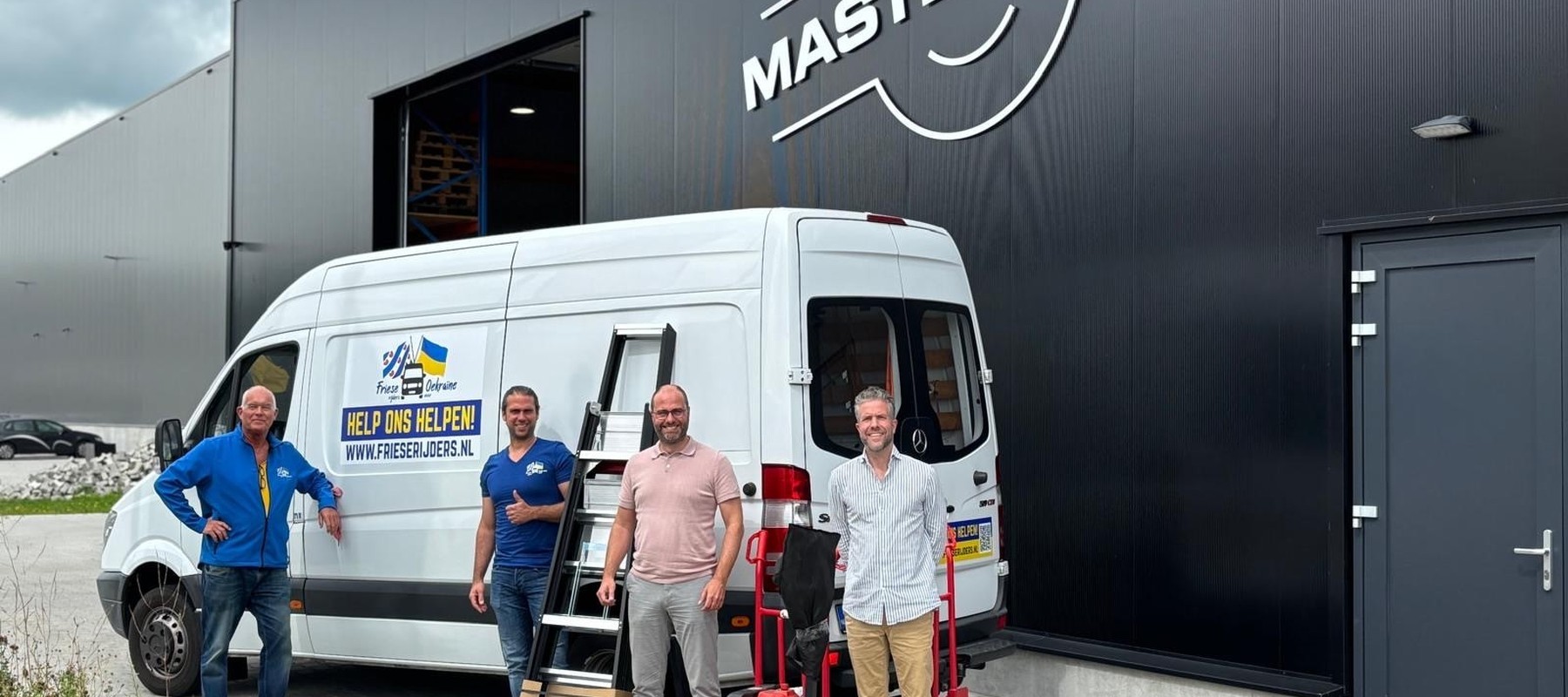 Mastermate ondersteunt Friese Rijders met hulp aan Oekraïne