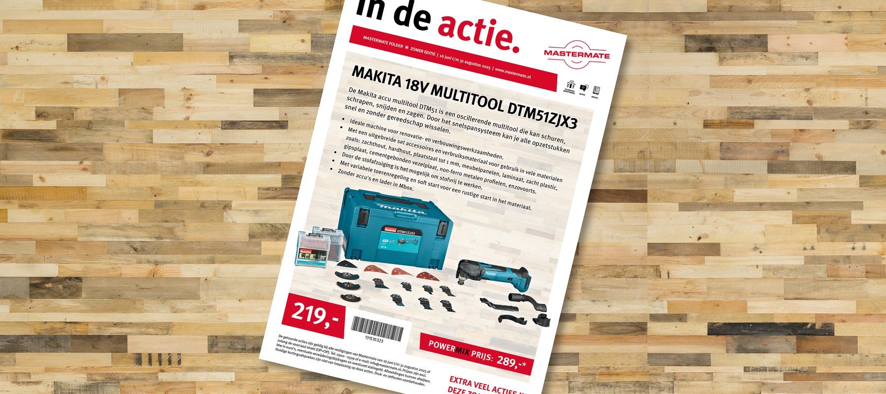 IN DE ACTIE: jun - aug 2025