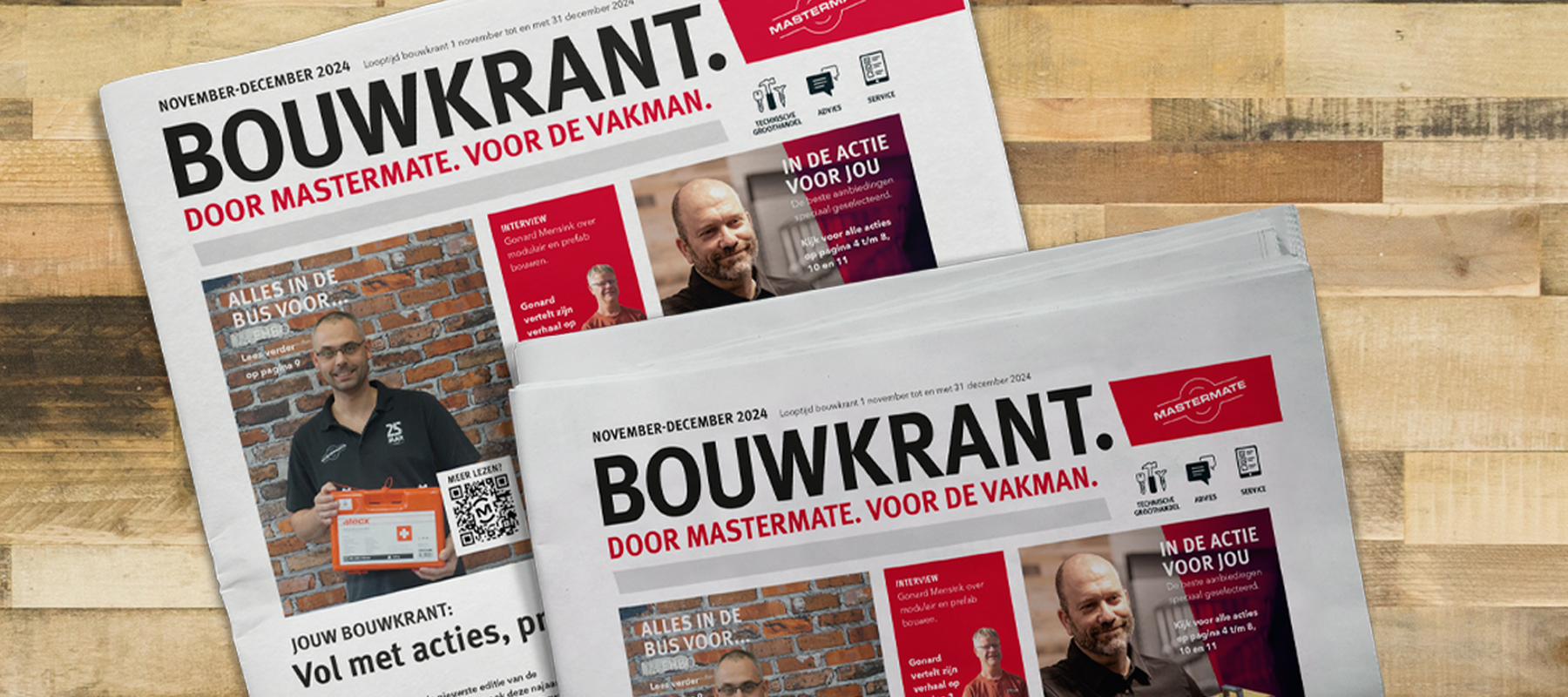 Bouwkrant. Door Mastermate. Voor de vakman.