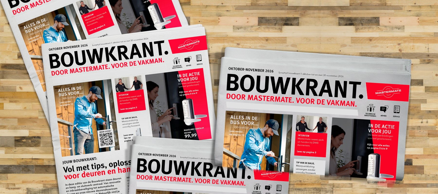 Bouwkrant. Door Mastermate. Voor de vakman.