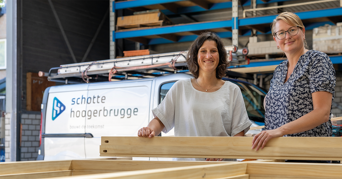 Suzanne Schotte en Nina Hoogerbrugge vormen sinds 1 januari van dit jaar samen de directie van Schotte Hoogerbrugge.