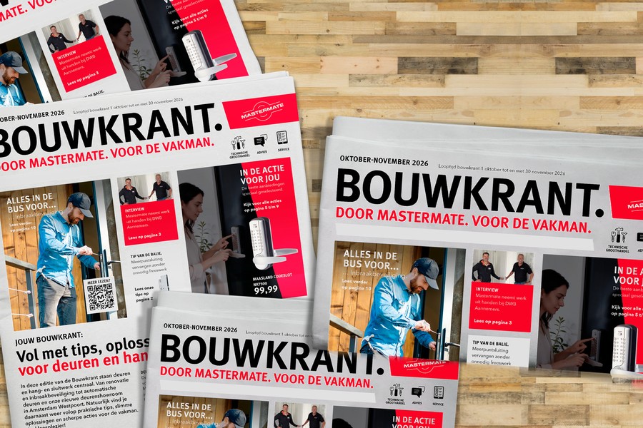 Bouwkrant. Door Mastermate. Voor de vakman.