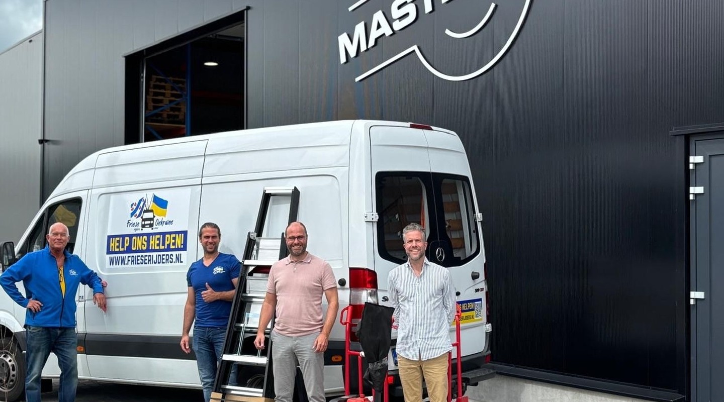 Mastermate ondersteunt Friese Rijders met hulp aan Oekraïne